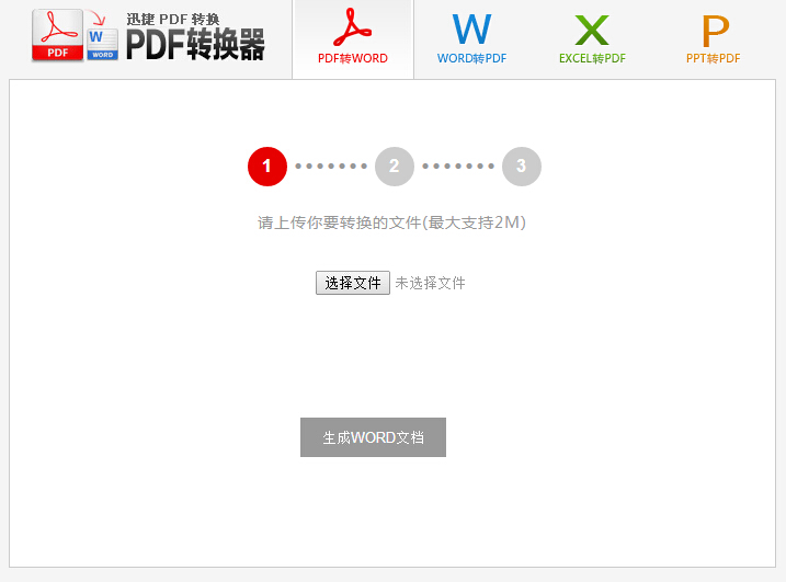 PDF转换成Word转换器